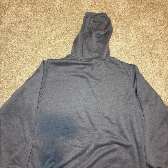 gray "Team USA" pullover hoodie with a kangaroo pocket - Picture 5 of 6